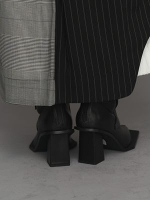 SQUARE EDGE POINTED BOOTS | UN3D./アンス