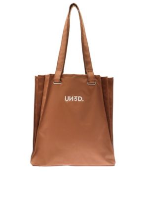 ◆美品 UN3D アンスリード バックオリガミコート キャメル ORIGAMI PLEATS TOTE | UN3D./アンスリード | 三越