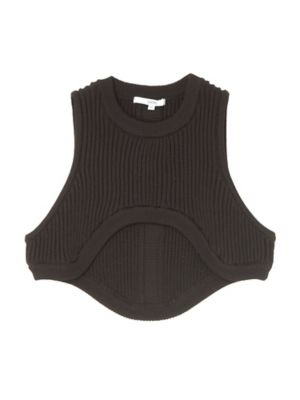 未使用級 アンスリード 25SS 2WAY BASIC KNIT TOP 36 2WAY ASYMMETRY TT | UN3D./アンスリード | 三越