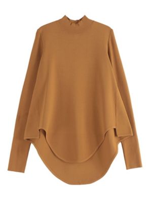 UN3D./アンスリード ROUND HEM TURTLE KT TOP キャメル トップス【三越伊勢丹/公式】