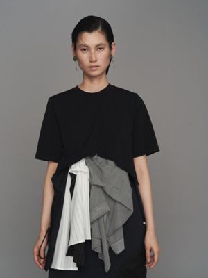 未使用級 アンスリード 25SS 2WAY BASIC KNIT TOP 36 PATTERN MIX T－SH【セットアップ着用可能