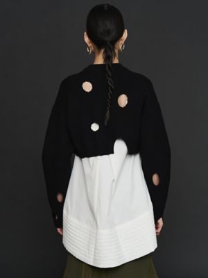 emy ロングチェスト極暖伸縮RED起毛5ｘ3ｍｍSDオーダー料込 遠赤外線 肌着 3分丈 ボトム インナー レディース ゆったり M