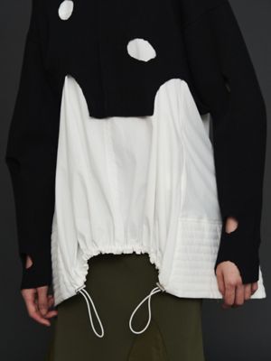 emy ロングチェスト極暖伸縮RED起毛5ｘ3ｍｍSDオーダー料込 遠赤外線 肌着 3分丈 ボトム インナー レディース ゆったり M