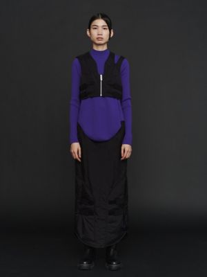 UN3D./アンスリード ARMOR HEM TIGHT SKIRT【セットアップ着用可能】ブラック ロングスカート【三越伊勢丹/公式】