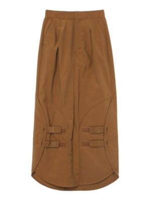 UN3D./アンスリード ARMOR HEM TIGHT SKIRT【セットアップ着用可能】キャメル ロングスカート【三越伊勢丹/公式】