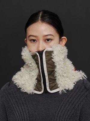【美品】UN3D. FABRIC MIX NECK WARMERネックウォーマー UN3D.（アンスリード）の「FABRIC MIX NECK WARMER / ファブリック