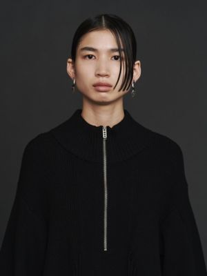 PIN TUCK HALF ZIP TOP | UN3D./アンスリード | 三越