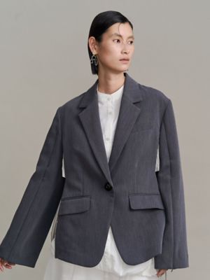 ＜UN3D.＞ＦＲＯＮＴ　ＢＡＣＫ　ＤＯＣＫＩＮＧ　ＪＡＣＫＥＴ【セットアップ着用可能】