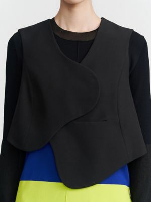 WAVE ASYMMETRY VEST【セットアップ着用可能
