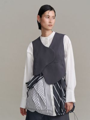 WAVE ASYMMETRY VEST【セットアップ着用可能