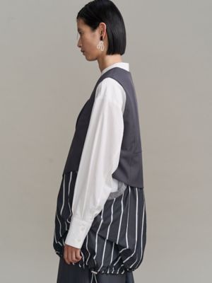 WAVE ASYMMETRY VEST【セットアップ着用可能