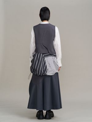 WAVE ASYMMETRY VEST【セットアップ着用可能