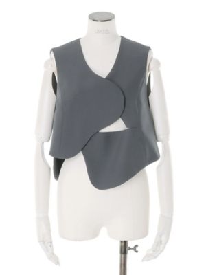 WAVE ASYMMETRY VEST【セットアップ着用可能