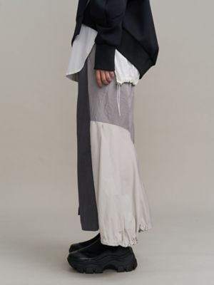 FRONT BACK DOCKING SKIRT【セットアップ着用