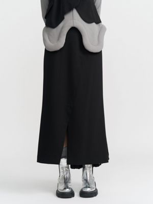 FRONT BACK DOCKING SKIRT【セットアップ着用