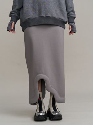 ＜UN3D.＞ＥＤＧＥ　ＷＡＶＥ　ＫＮＩＴ　ＳＫ【セットアップ着用可能】