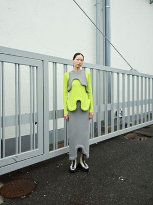 EDGE WAVE KNIT VEST | UN3D./アンスリード | 三越