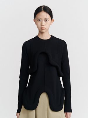EDGE WAVE KNIT VEST | UN3D./アンスリード | 三越