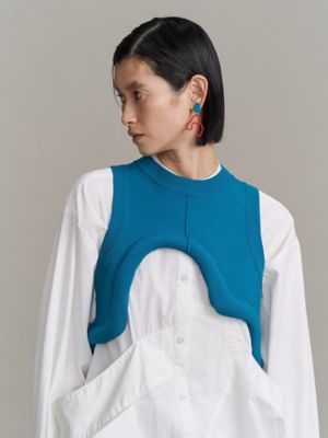 EDGE WAVE KNIT VEST | UN3D./アンスリード | 三越