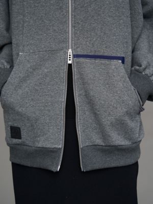 【un3d.】ARM COVER DOCKING ZIPUP HOODIE 38 UN3D.（アンスリード） パーカー ARM COVER DOCKING ZIPUP HOODIE