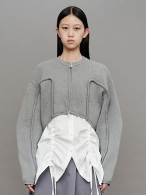 CORD LINE SHORT CARDIGAN | UN3D./アンスリード