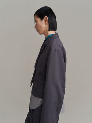 LAYERED ASYMMETRY JACKET | UN3D./アンス