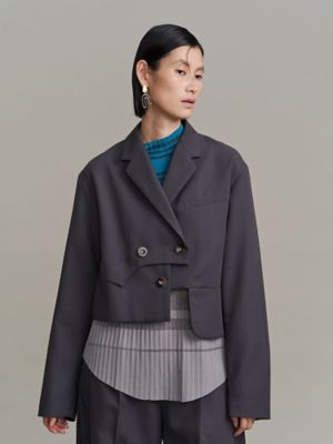 LAYERED ASYMMETRY JACKET | UN3D./アンス