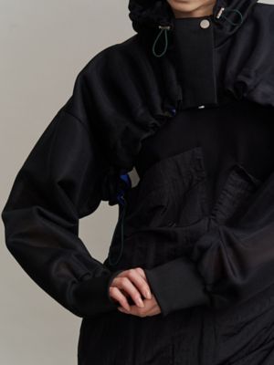 SPONGY SHEER SHORT BLOUSON | UN3D./アンス
