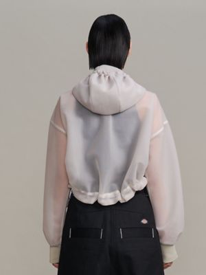SPONGY SHEER SHORT BLOUSON | UN3D./アンス