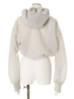 SPONGY SHEER SHORT BLOUSON | UN3D./アンス