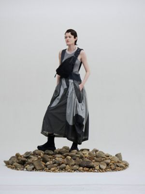 WAVE PATCHWORK JUMPER SKIRT | UN3D./アンス