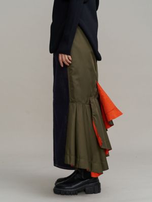 MA－1 DOCKING DENIM SKIRT | UN3D./アンスリード
