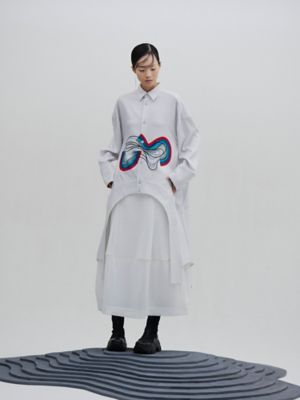 DOUBLE FACE MESH COCOON SK | UN3D./アンス