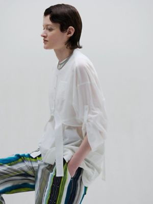 トップス UN3D. ROUND PARTS SHEER SHORT SH ROUND PARTS SHEER SHORT SH | UN3D./アンス