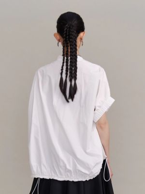 UN3D. WAVE DRAWSTRING TOP ホワイト WAVE DRAWSTRING TOP | UN3D./アンスリード | 三越