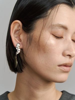 IRREGULAR WAVE EARRING | UN3D./アンスリード
