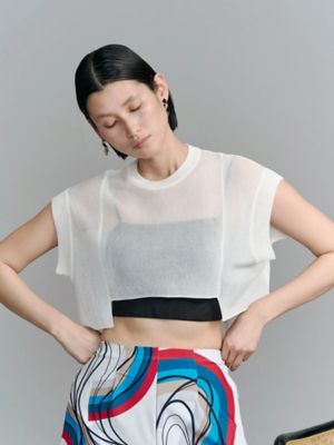 SHEER SHORT KT TOP | UN3D./アンスリード | 三越
