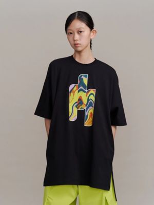 【44 size】UN3D. (アンスリード） Tシャツ　オーバーサイズ現行商品 STRATUM ART PRINT T－SH | UN3D./アンスリード