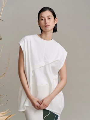 HEM MESH COCOON TOP | UN3D./アンスリード | 三越