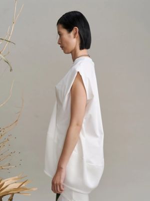 HEM MESH COCOON TOP | UN3D./アンスリード | 三越