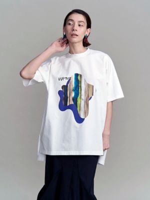 TIE－DYE STRIPE PRINT T－SH | UN3D./アンス