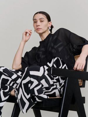 トップス un3d tops CONSTRUCTIVE MESH TOPS | UN3D./アンスリード