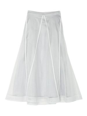 MESH TRIANGLE FLARE SKIRT | UN3D./アンス