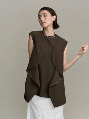 WAVE RUFFLE JERSEY TOP | UN3D./アンスリード 
