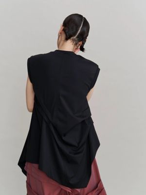 TUCK DRAPE SLEEVELESS TOP | UN3D./アンス