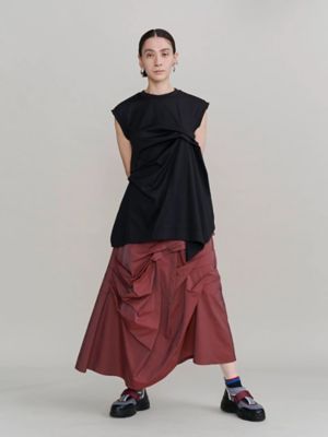 TUCK DRAPE SLEEVELESS TOP | UN3D./アンス