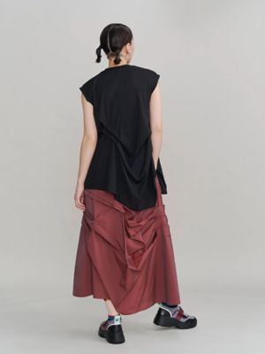 TUCK DRAPE SLEEVELESS TOP | UN3D./アンス