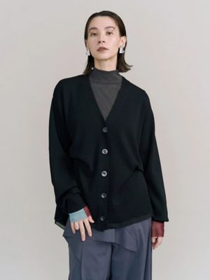 DOULE HEM TUCK CARDIGAN | UN3D./アンスリード