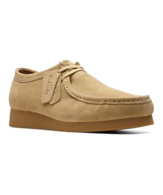 Clarks (Women/Men)/クラークス Clarks 619J Wallabee EVO WP ワラビーエヴォウォータープルーフ ベージュスエード カジュアルシューズ