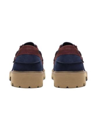 Clarks 880J セイヒルボート ネイビーブラウン カジュアル